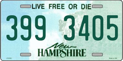 NH license plate 3993405