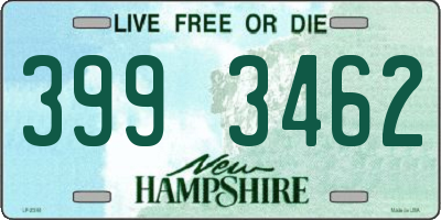 NH license plate 3993462