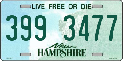 NH license plate 3993477