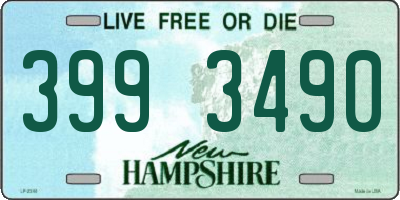 NH license plate 3993490