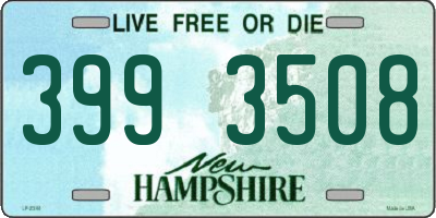 NH license plate 3993508