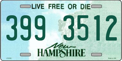 NH license plate 3993512