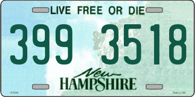 NH license plate 3993518