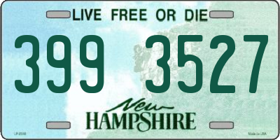 NH license plate 3993527