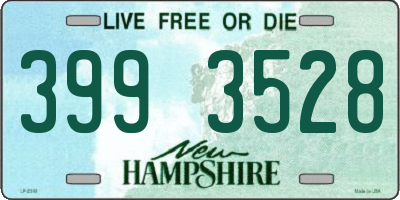 NH license plate 3993528