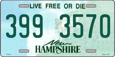 NH license plate 3993570