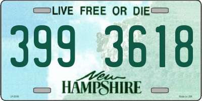 NH license plate 3993618