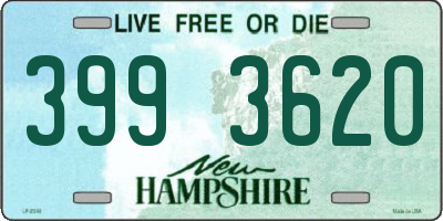 NH license plate 3993620