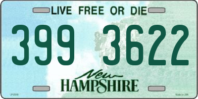 NH license plate 3993622