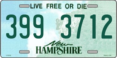 NH license plate 3993712