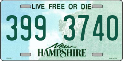 NH license plate 3993740