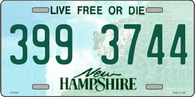 NH license plate 3993744