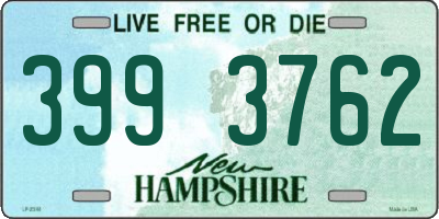 NH license plate 3993762