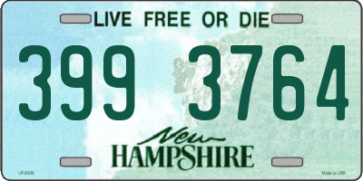 NH license plate 3993764