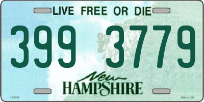 NH license plate 3993779