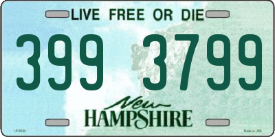 NH license plate 3993799