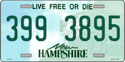 NH license plate 3993895