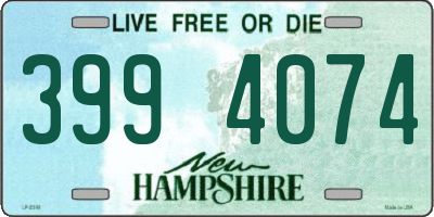 NH license plate 3994074