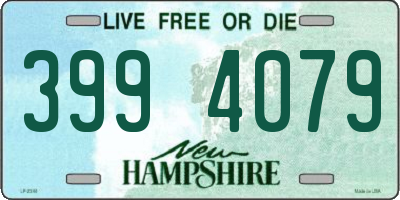 NH license plate 3994079