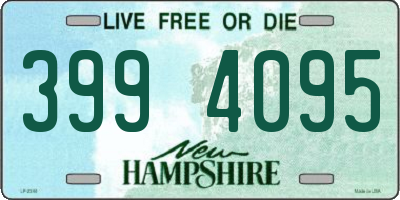 NH license plate 3994095