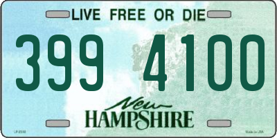 NH license plate 3994100