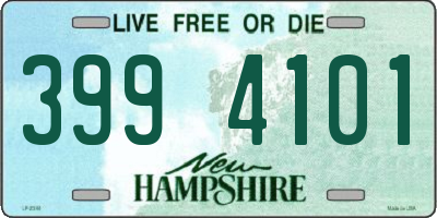 NH license plate 3994101