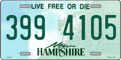 NH license plate 3994105