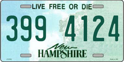 NH license plate 3994124