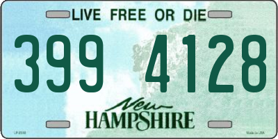 NH license plate 3994128