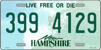 NH license plate 3994129