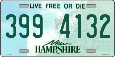 NH license plate 3994132