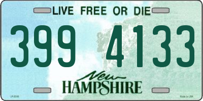 NH license plate 3994133