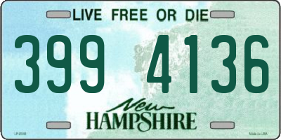 NH license plate 3994136