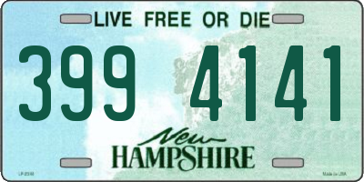 NH license plate 3994141