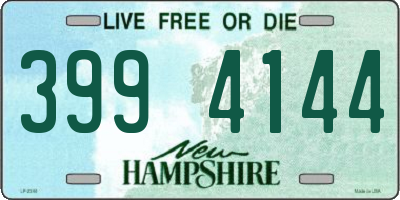 NH license plate 3994144