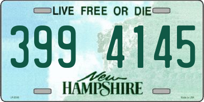 NH license plate 3994145