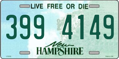 NH license plate 3994149