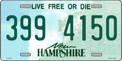 NH license plate 3994150