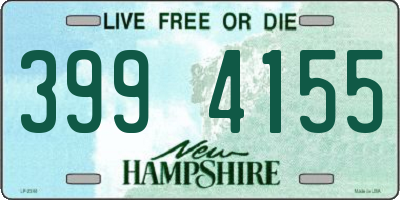 NH license plate 3994155