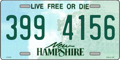 NH license plate 3994156