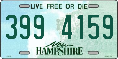 NH license plate 3994159