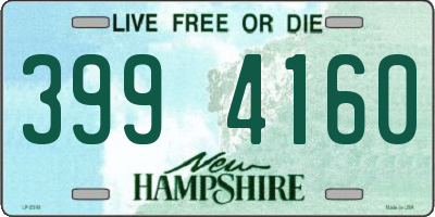 NH license plate 3994160