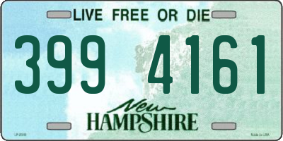 NH license plate 3994161