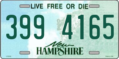 NH license plate 3994165