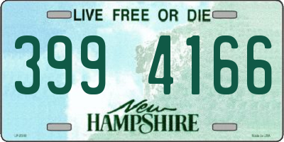 NH license plate 3994166