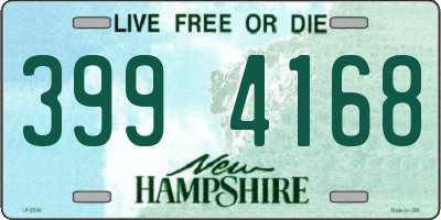 NH license plate 3994168