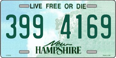 NH license plate 3994169