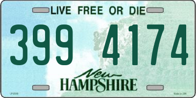 NH license plate 3994174