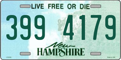 NH license plate 3994179