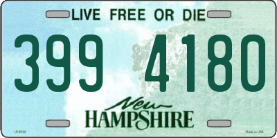 NH license plate 3994180